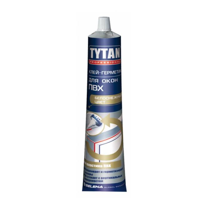 Tytan Professional PVC белый клей-герметик для окон ПВХ тюбик 200 гр