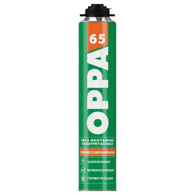 OPPA 65 профессиональная монтажная пена баллон 850 мл