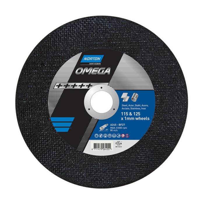 Norton Omega 115x2.0x22.23 отрезные диски