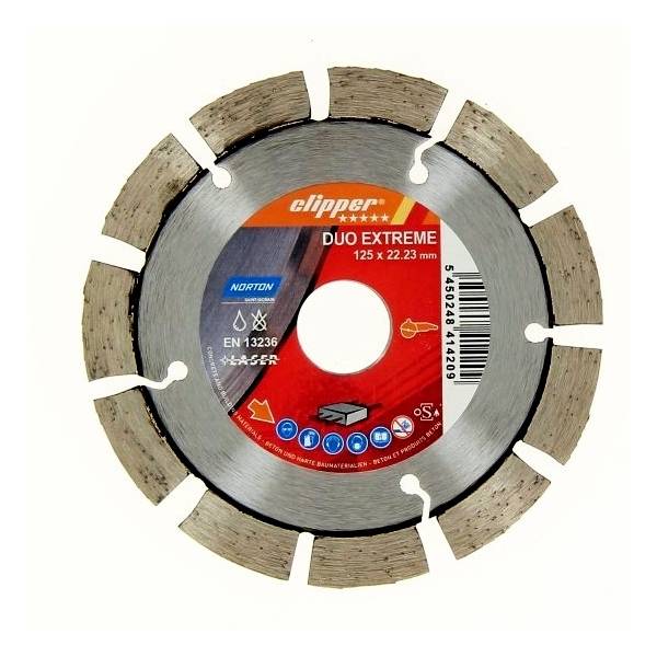 Norton Clipper Extreme Beton 125x2.2x22.23 мм алмазный диск для асфальта и бетона