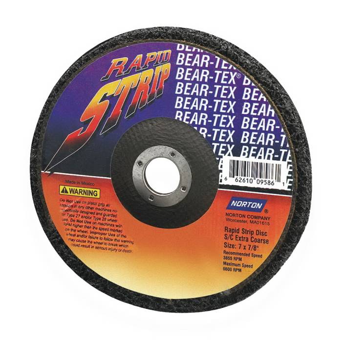 Norton Rapid Strip 178х22.23 R4104 S зачистной диск для удаления ржавчины, краски и коррозии