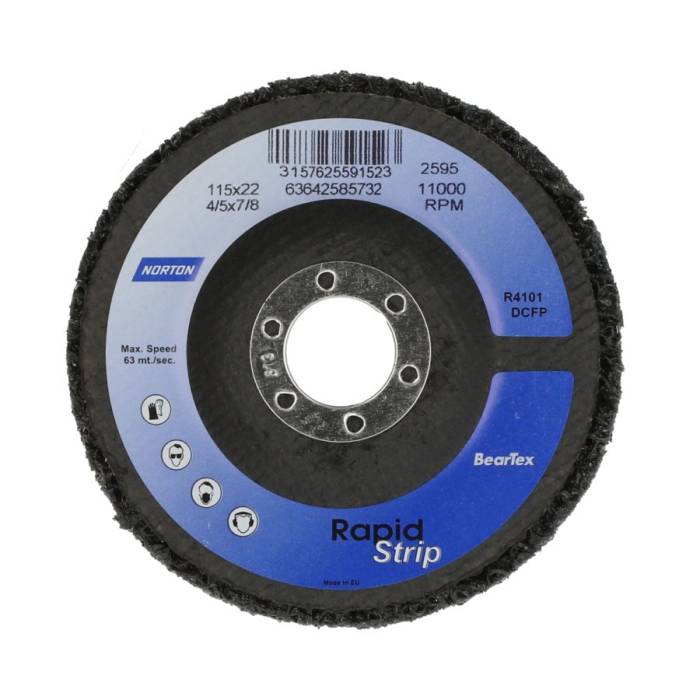 Norton Rapid Strip RSF 115х22.23 R4104 S Coarse зачистной нетканый диск