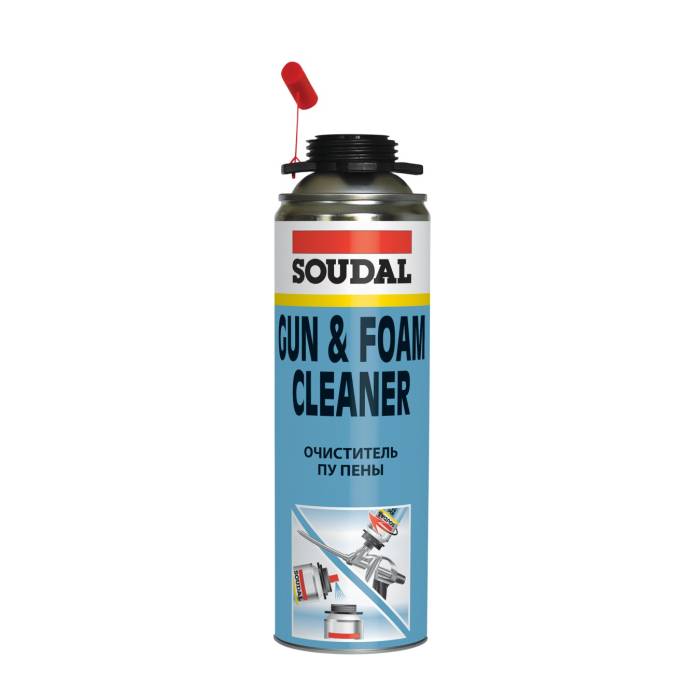 Soudal Foam Cleaner очиститель пены баллон 500 мл