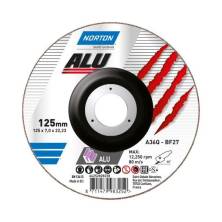 Norton Alu / Aluminium 125x7.0x22.23 A36Q BF27 зачистной диск по алюминию