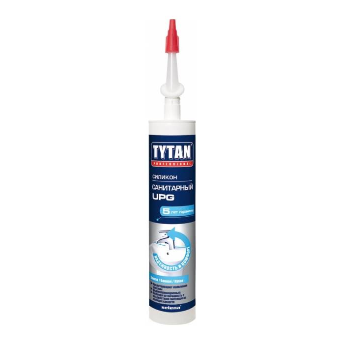 Tytan Professional UPG силиконовый санитарный герметик 