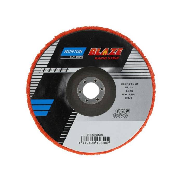Norton Blaze Rapid Strip 178x22 R9101 нетканый зачистной диск под УШМ / Болгарку