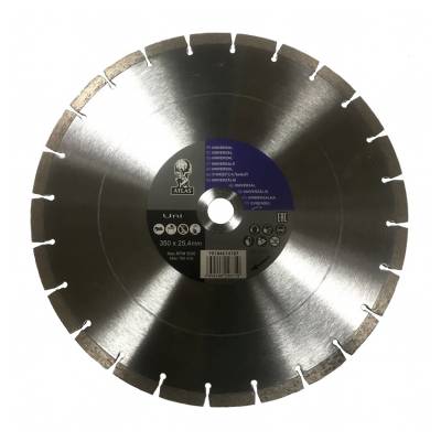 Atlas Uni 350х7x3x25.4 универсальный диск для резки строительных материалов