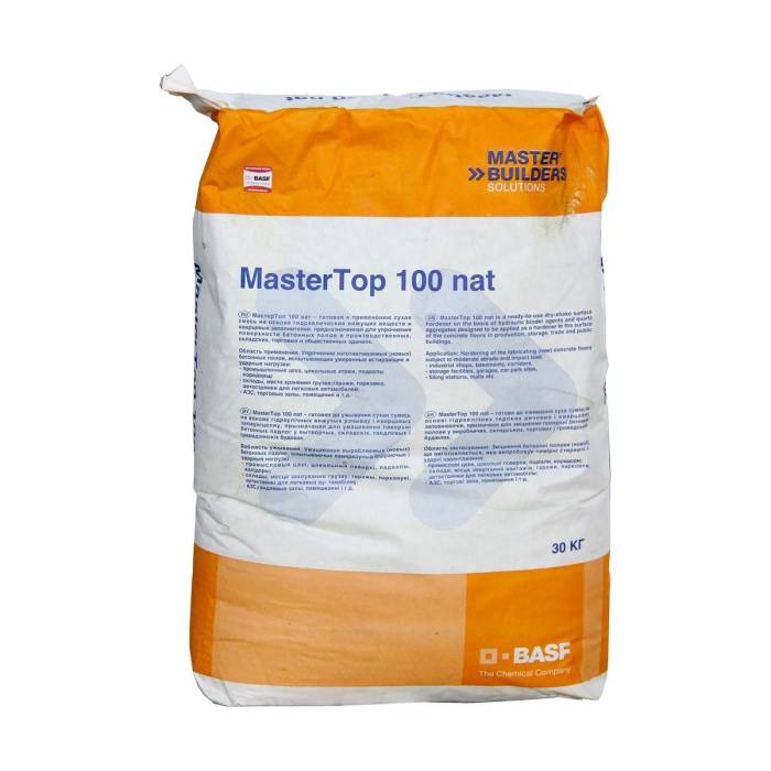 BASF Mastertop 100 / Басф Мастертоп 100 бельгийский серый кварцевый топпинг мешок 25 кг