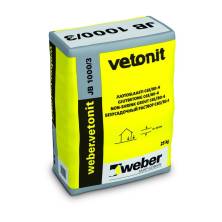 Weber Vetonit JB 1000/3 / Вебер Ветонит ДжиБи 1000/3 безусадочный быстротвердеющий раствор для цементации мешок 25 кг