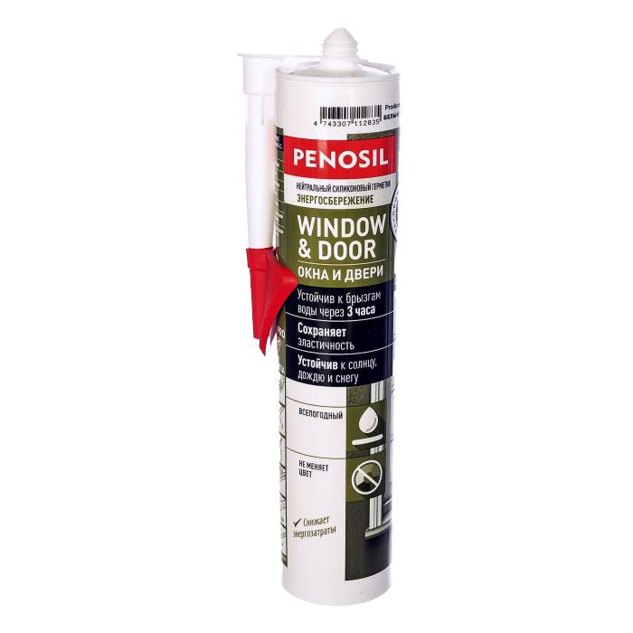 Penosil EasyPro Window & Door белый силиконовый герметик картридж 310 мл