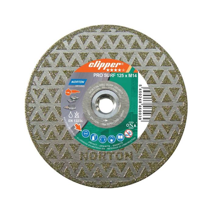 Norton Clipper PRO Marmo Surf 230x2.8x70/22.23 мм диск для резки и шлифовки мрамора