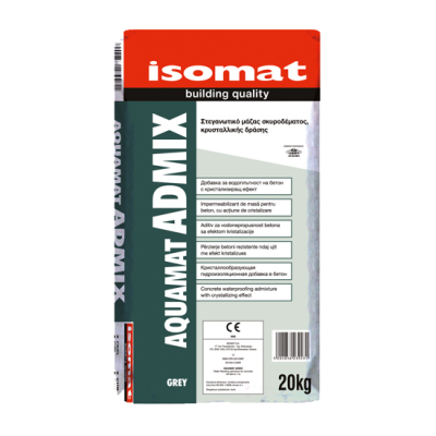 Isomat AquaMat Adfix / Изомат Аквамат Адфикс гидроизоляционная добавка в бетон проникающего действия мешок 20 кг
