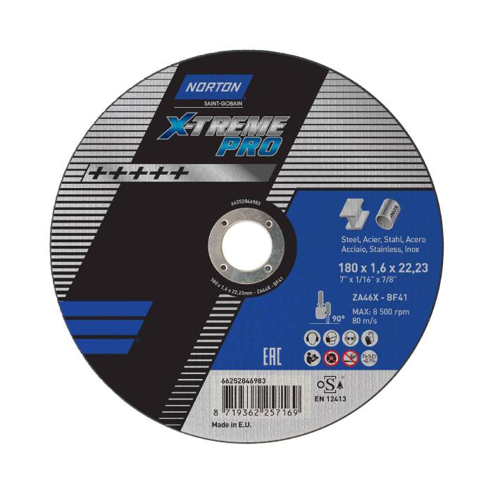 Norton X-TREME PRO 180x1.6x22.23 BF41 ZA60X отрезной диск
