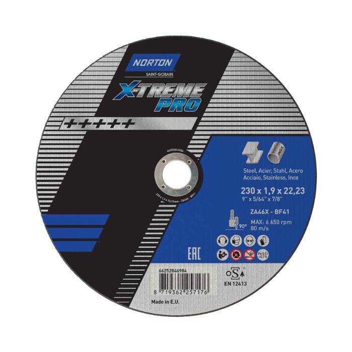 Norton X-TREME PRO 230x1.9x22.23 BF41 ZA60X отрезной диск